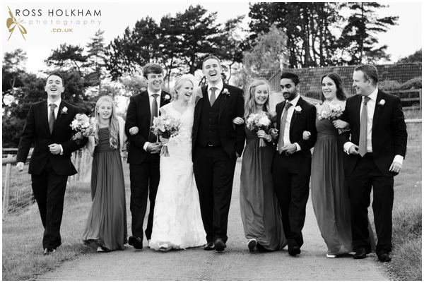 Ellie and Andrew Kingscote Barn Wedding Photographer Ross Holkham photography-032